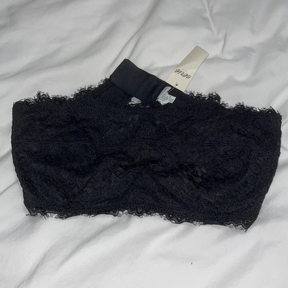 NWT Aerie Strapless Lace Bra with underwire
